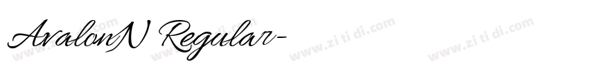 AvalonN Regular字体转换 AvalonN Regular字体转换